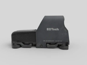 Mira de ponto Eotech Low-poly Modelo 3D