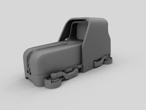 Mira de ponto Eotech Low-poly Modelo 3D