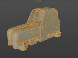 Mira de ponto Eotech Low-poly Modelo 3D