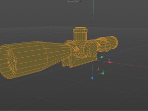 Telescopic sight PM11 Low-poly 3D Модель