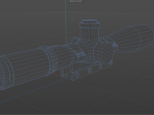 Telescopic sight PM11 Low-poly 3D Модель