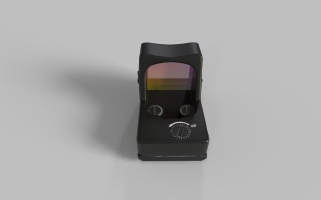 RMR scope Low-poly 3D 模型 .c4d .max .obj .3ds .fbx .stl .blend 