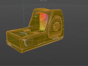 RMR scope Low-poly 3D Model