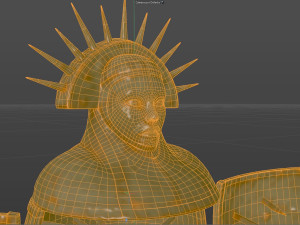 Iron Maiden Low-poly Model 3D