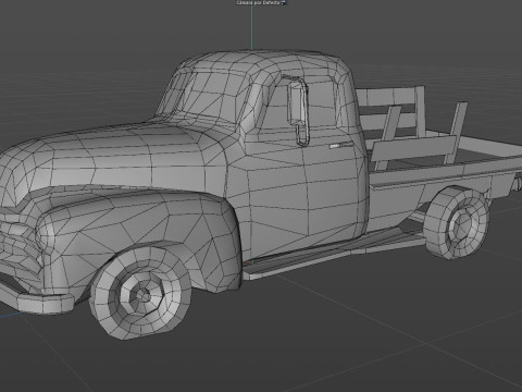 Old Truck PBR Model 3D