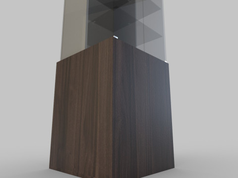 Display Cabinet And Showcase Low-poly 3D 模型