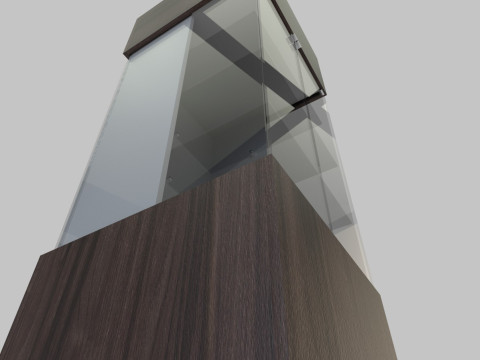 Display Cabinet And Showcase Low-poly 3D 模型