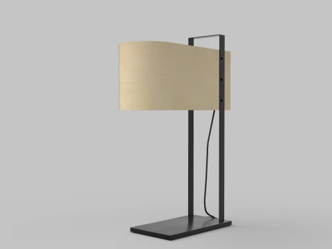 Modern table lamp pbr 3D Model