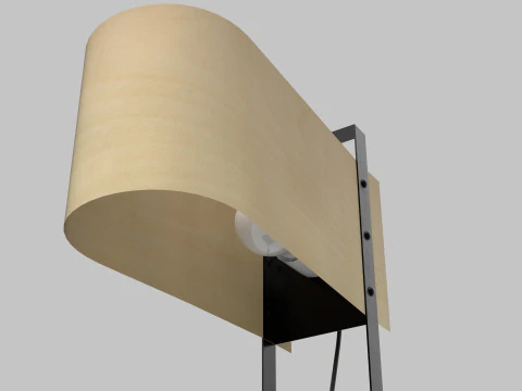 Modern table lamp pbr 3D Model
