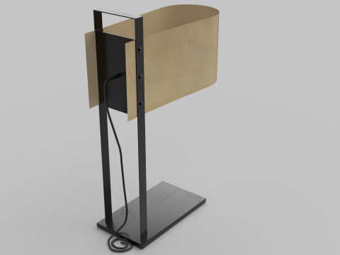 Modern table lamp pbr 3D मॉडल
