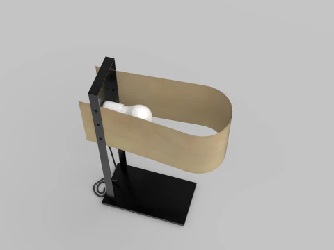 Modern table lamp pbr 3D Model