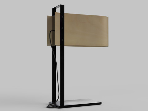 Modern table lamp pbr 3D मॉडल