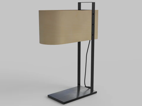 Modern table lamp pbr 3D Model