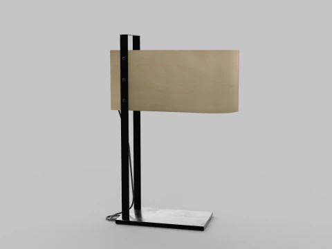 Modern table lamp pbr 3D Model