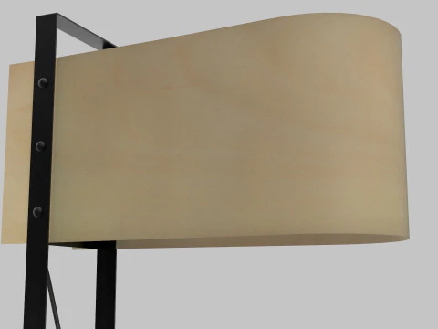 Modern table lamp pbr 3D Model