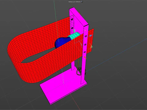 Modern table lamp pbr 3D Model