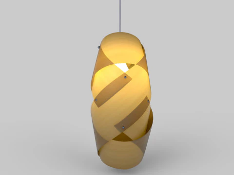 Modern Hanging lamp-PBR 3D Model