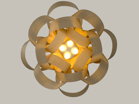 Modern Hanging lamp-PBR 3D Model