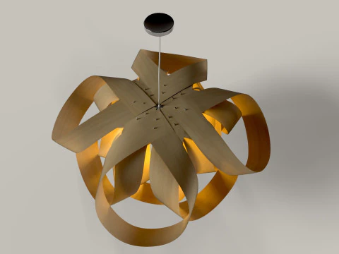 Modern Hanging lamp-PBR 3D Model