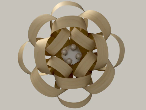 Modern Hanging lamp-PBR 3D Model