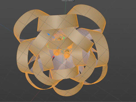 Modern Hanging lamp-PBR 3D Model