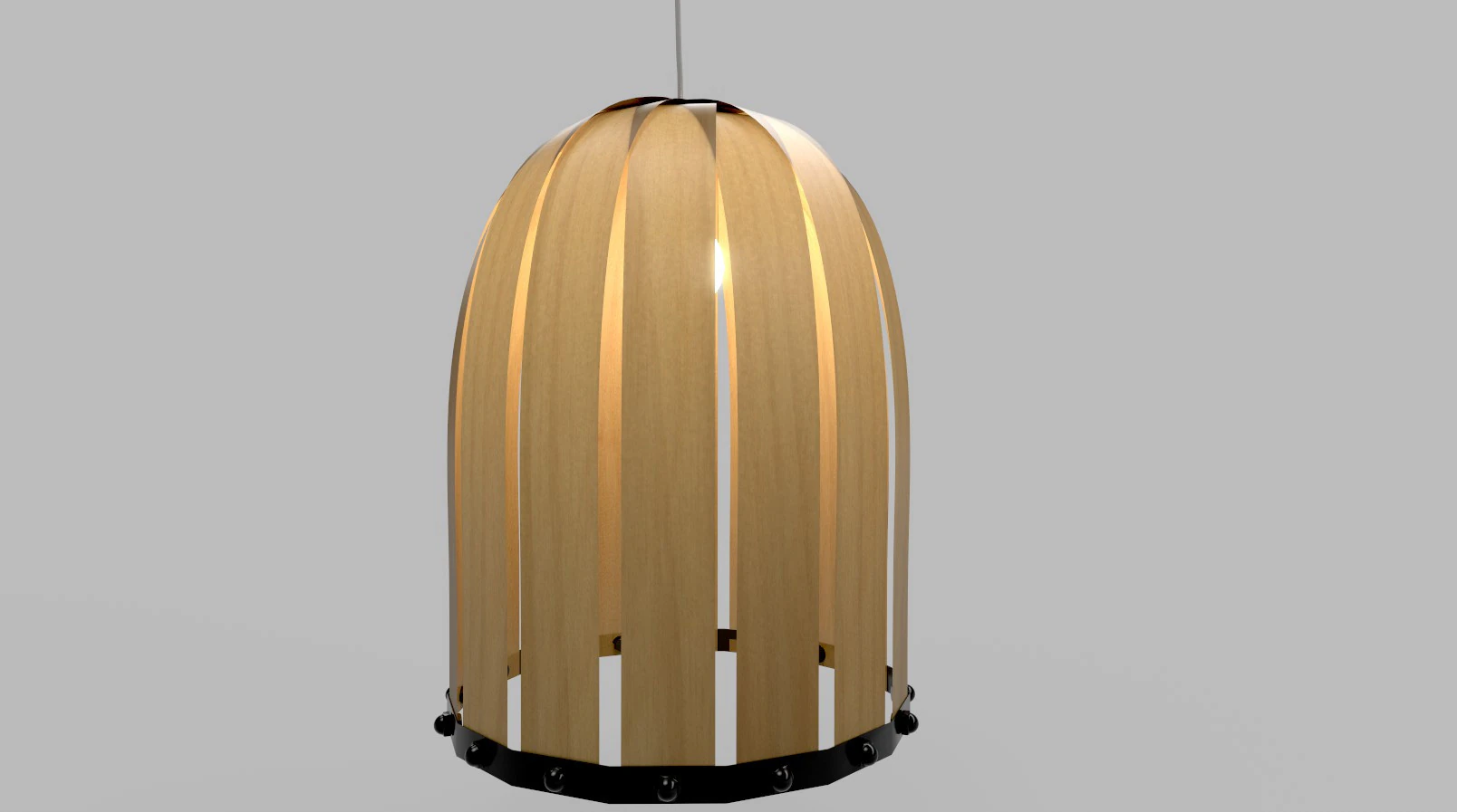 Modern Hanging lamp-PBR 3D Model .c4d .max .obj .3ds .fbx .stl .blend