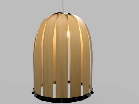Lampada a sospensione moderna-PBR Modello 3D