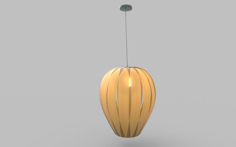 Modern Hanging lamp 3D Model .c4d .max .obj .3ds .fbx .stl .blend 