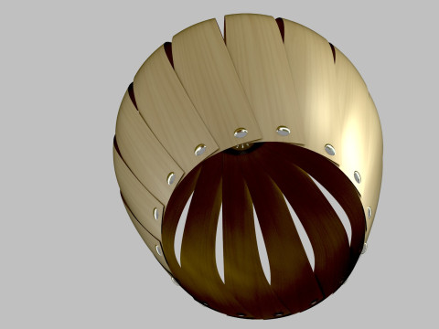 Modern Hanging lamp 3D Model