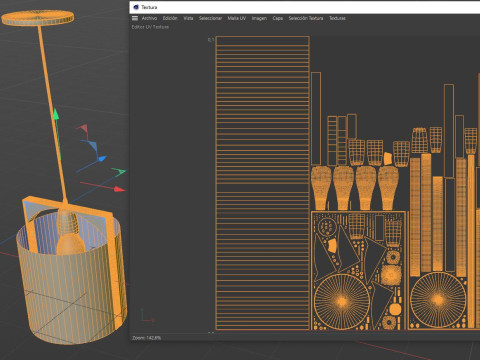 Modern hanging lamp 3D Модель