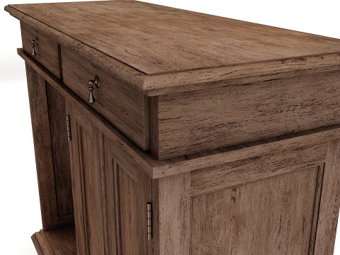 OLD WINE SIDEBOARD Low-poly 3D 模型