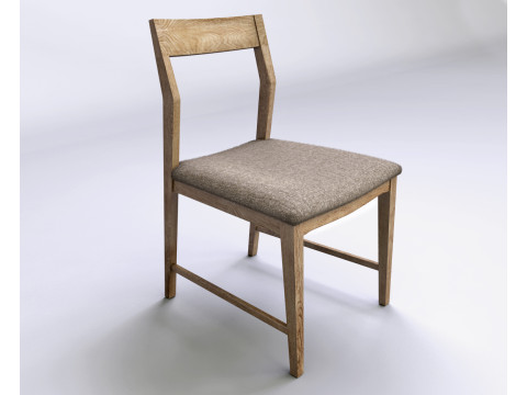 Kitchen Chair Wood Low-poly 3D 모델