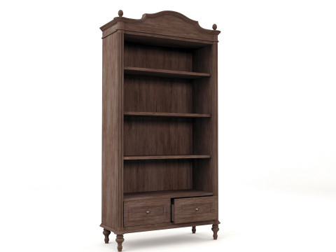 Antique wardrobe Low-poly Modelo 3D