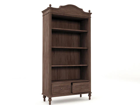 Antyczna szafa Low-poly Model 3D