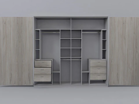 Wardrobe - modern - 3D Model