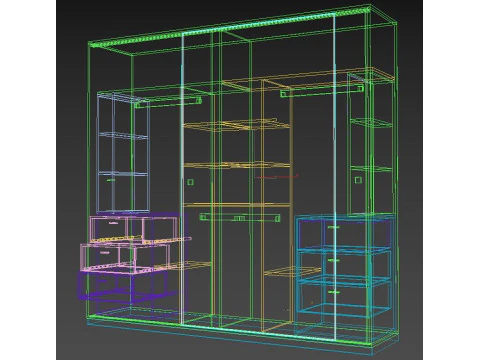Wardrobe - modern - 3D Model