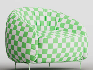 Nicoline Nest Armchair 3D Model