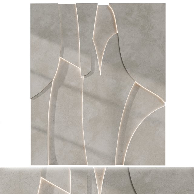 Wall panel 02 Modelo 3D .c4d .max .obj .3ds .fbx .stl .blend 