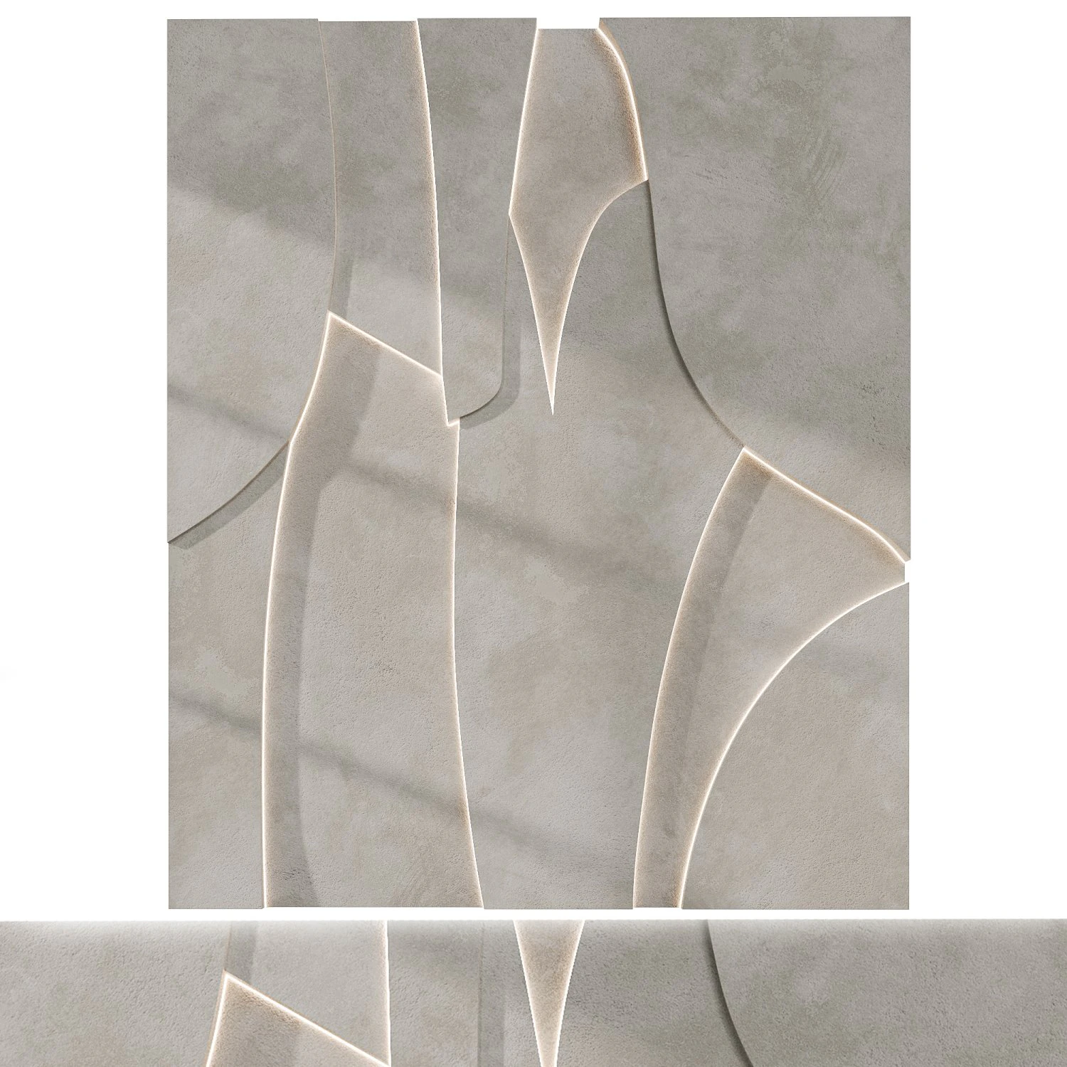 Wall panel 02 3D Model .c4d .max .obj .3ds .fbx .stl .blend 