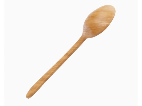 Wooden Spoon 3D Model