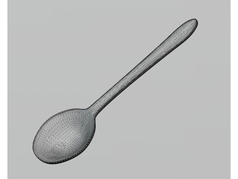 Wooden Spoon Modelo 3D