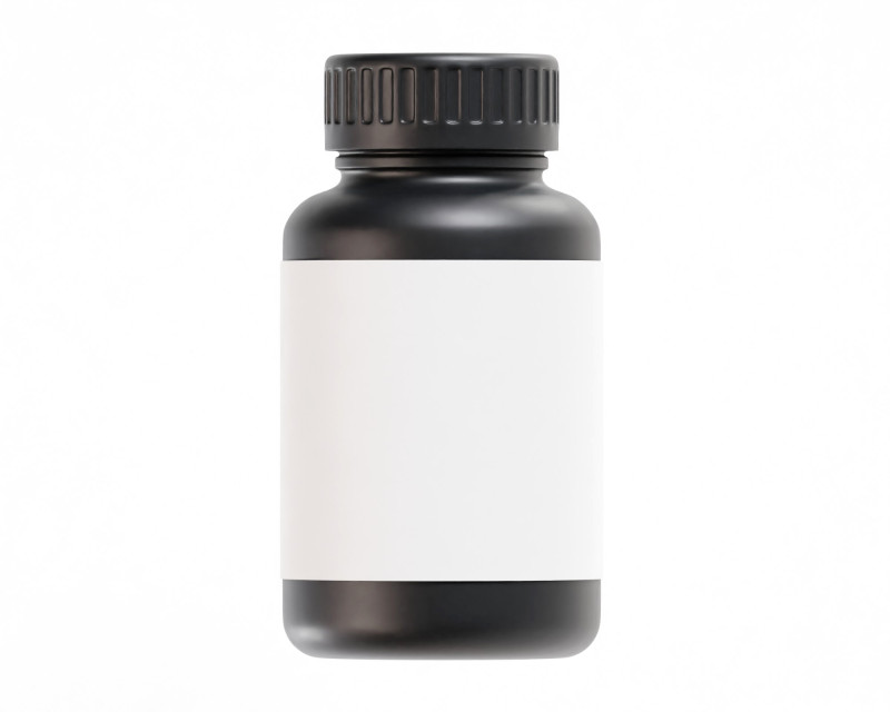 Supplement Bottle 3D Model .c4d .max .obj .3ds .fbx .stl .blend 