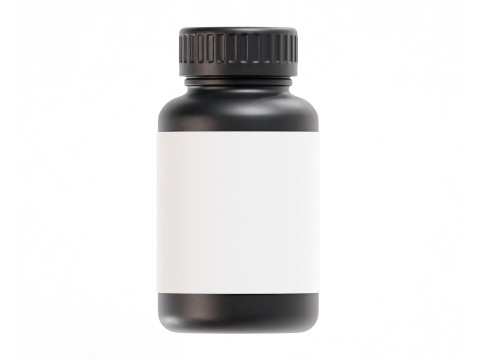 Supplement Bottle 3D Model