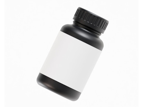 Supplement Bottle 3D Model