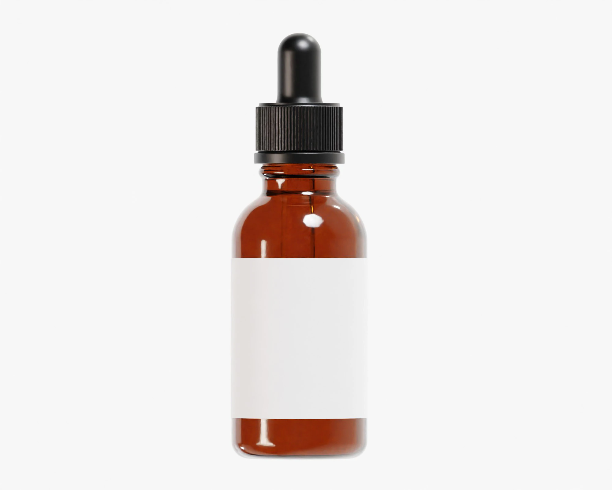 Dropper Bottle 3D Model .c4d .max .obj .3ds .fbx .stl .blend 