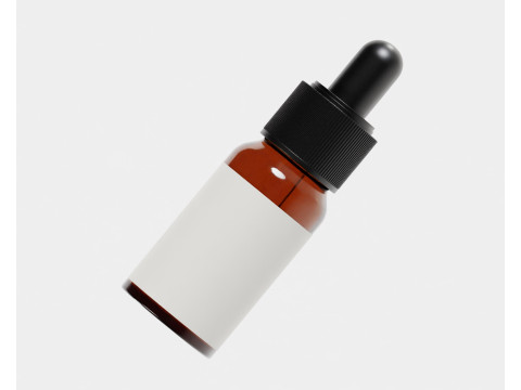 Dropper Bottle 01 3D Model