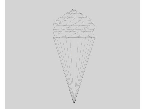 Ice Cream Cone 3D Модель