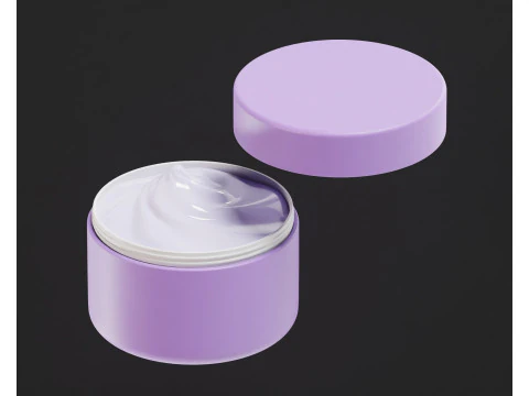 Barattolo di crema cosmetica Modello 3D