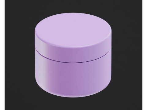 Cosmetics cream jar Modelo 3D
