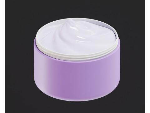 Cosmetics cream jar Modelo 3D